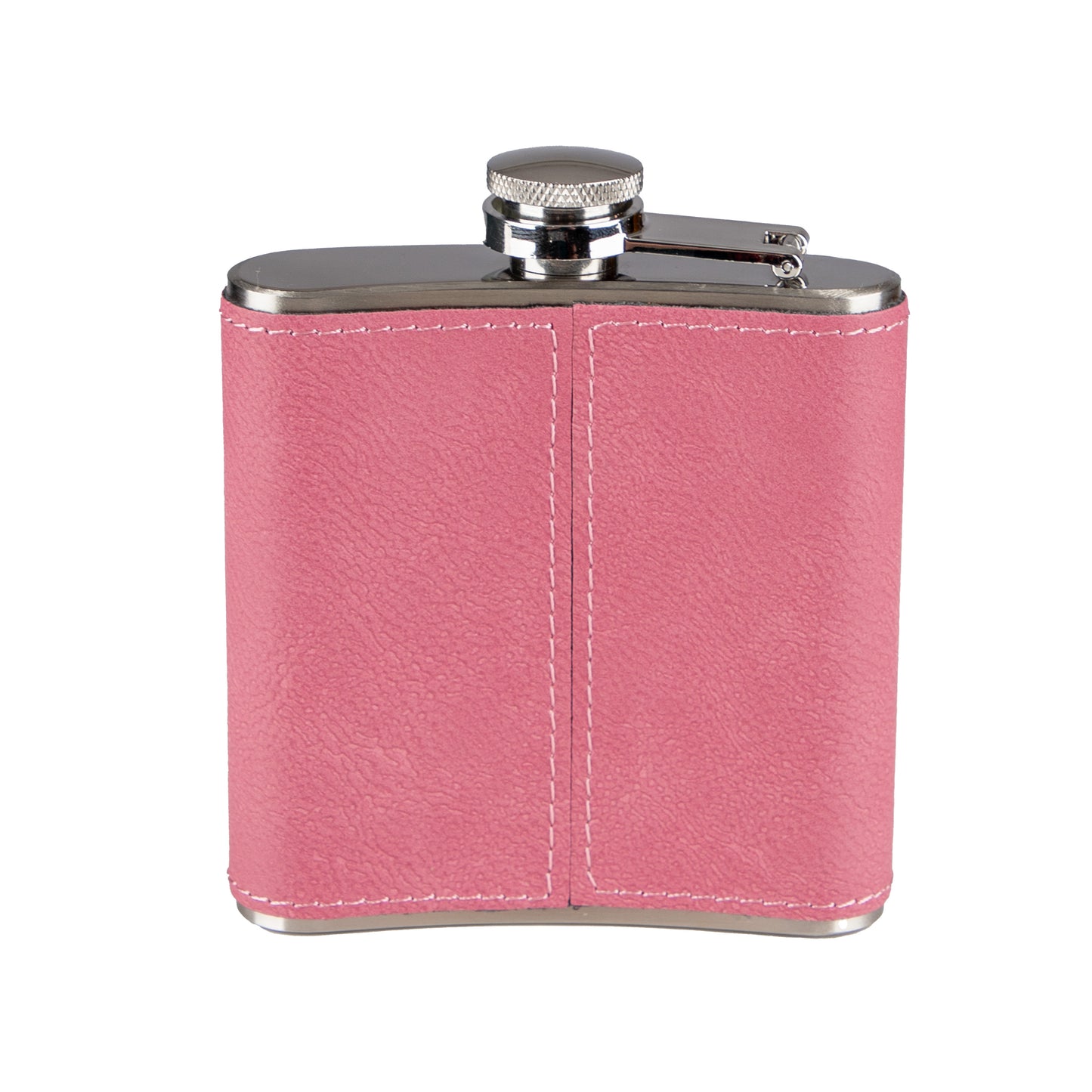 Flachmann - Gipfelqueen - weil Höhenluft durstig macht - Leder-Optik Pink