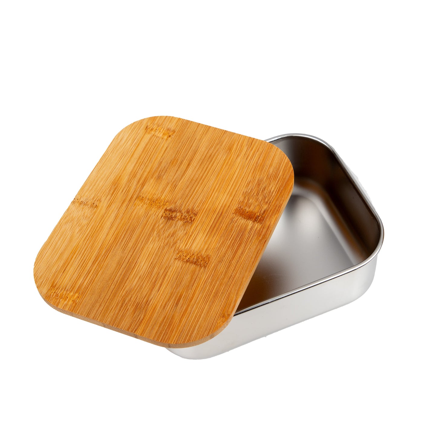 DekoAlm24 Lunchbox - Mir reicht's Ich geh Boarden - aus Edelstahl mit Bambusdeckel & Spannband