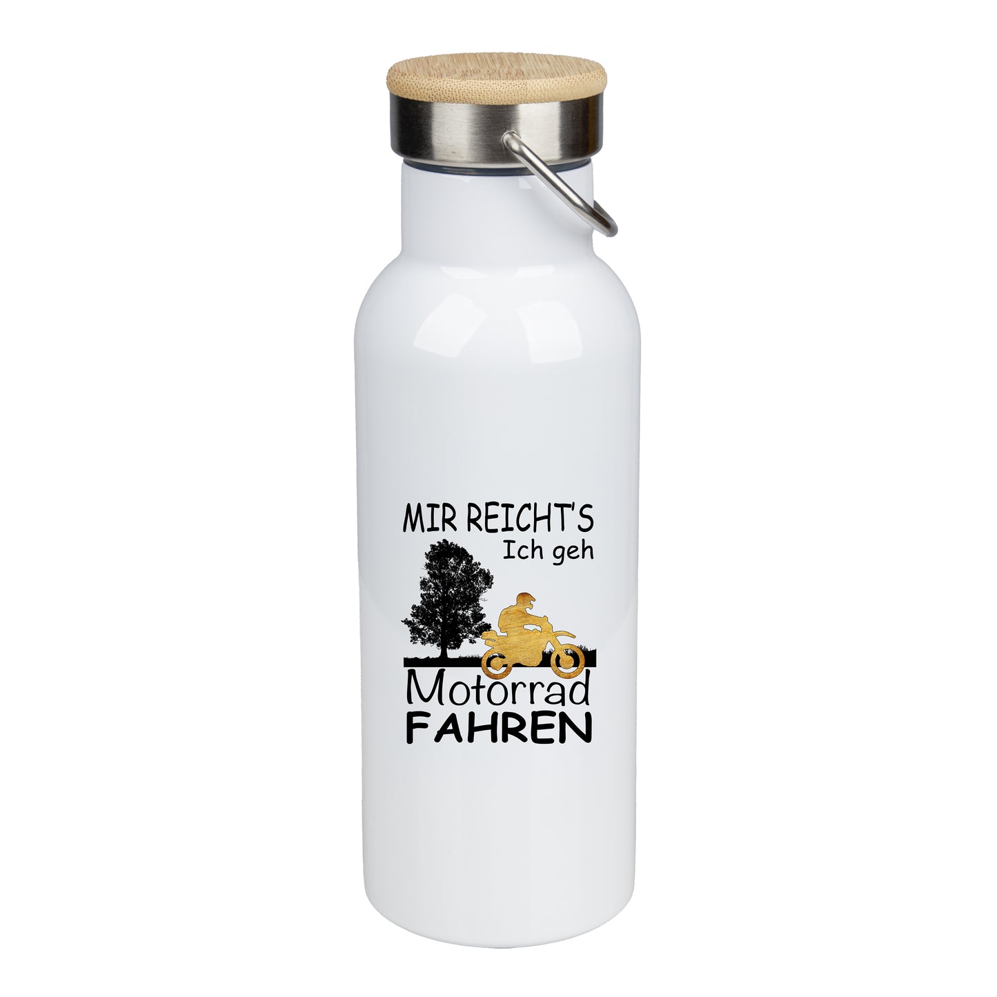 Motorrad Flasche Edelstahl