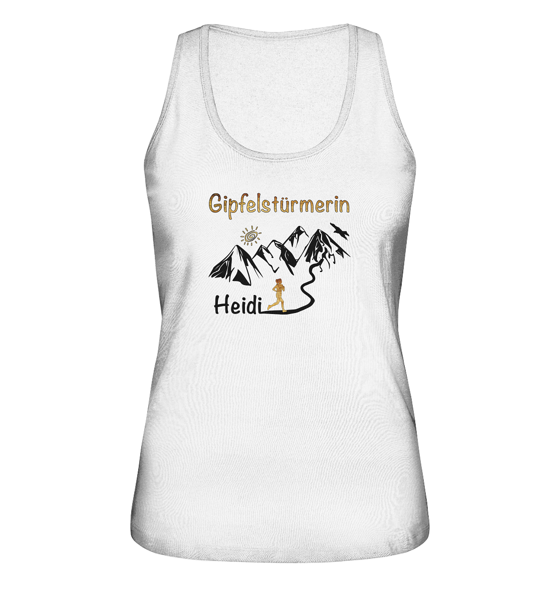 Ladies Organic Tank-Top - Gipfelstürmerin - personalisiert