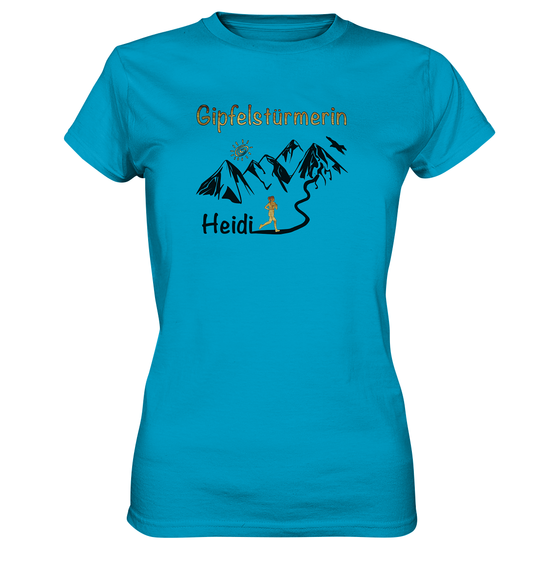 Ladies Premium Shirt - Gipfelstürmerin - personalisiert