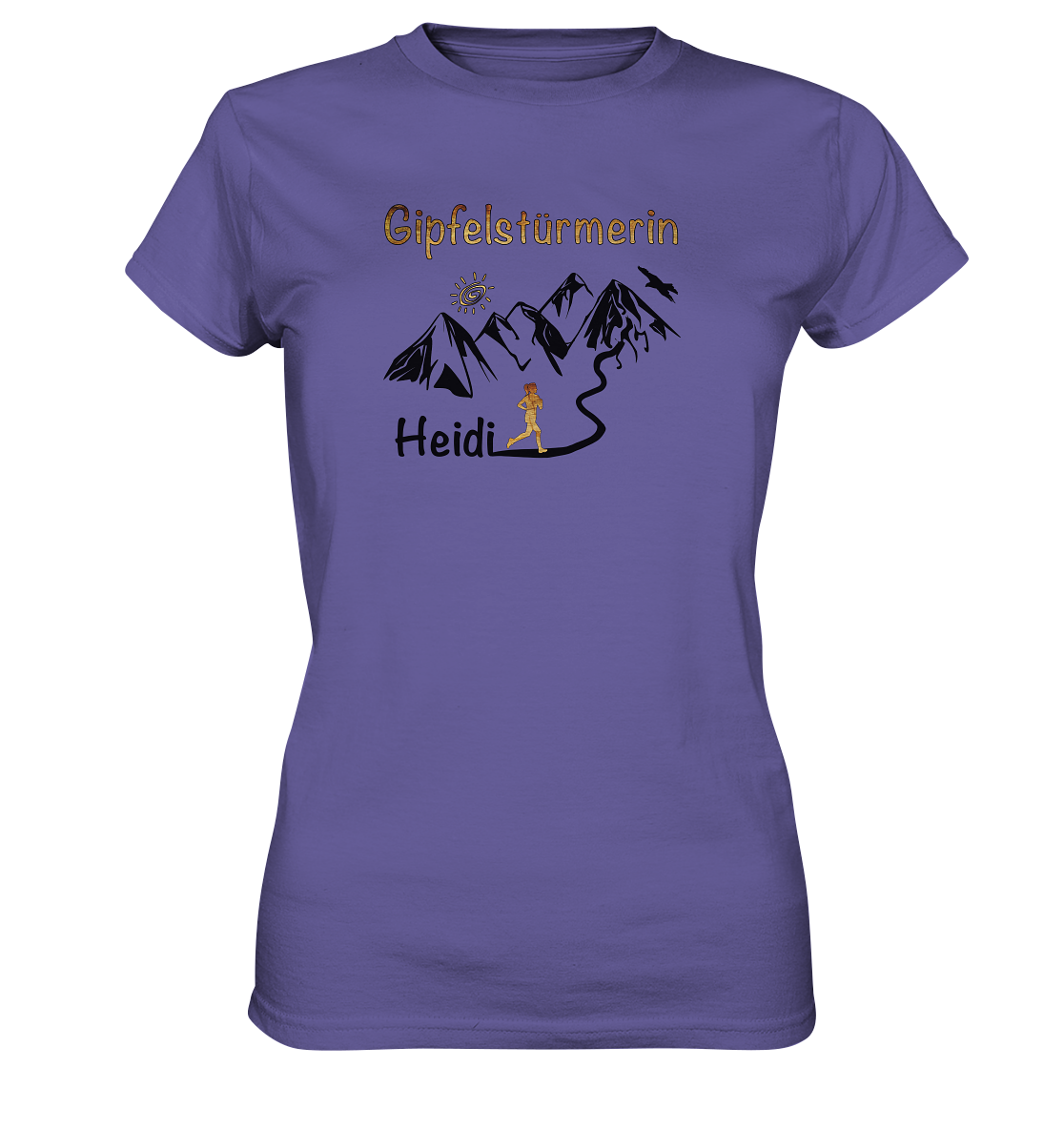 Ladies Premium Shirt - Gipfelstürmerin - personalisiert