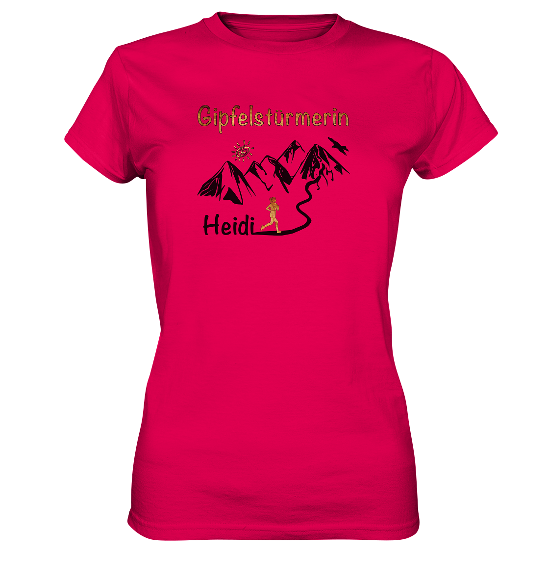 Ladies Premium Shirt - Gipfelstürmerin - personalisiert