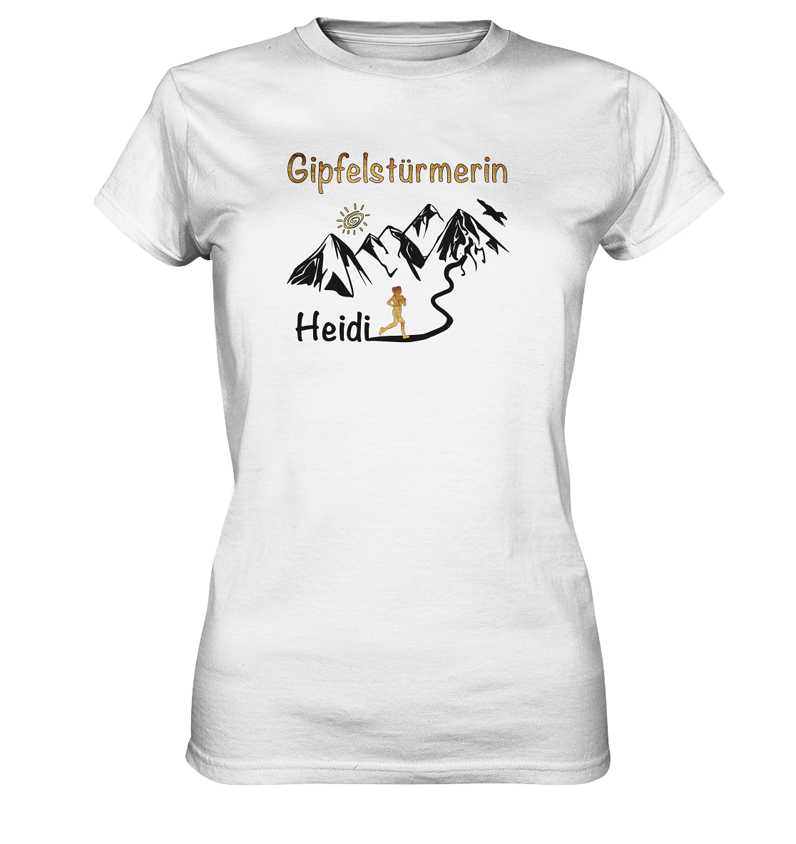 Ladies Premium Shirt - Gipfelstürmerin - personalisiert