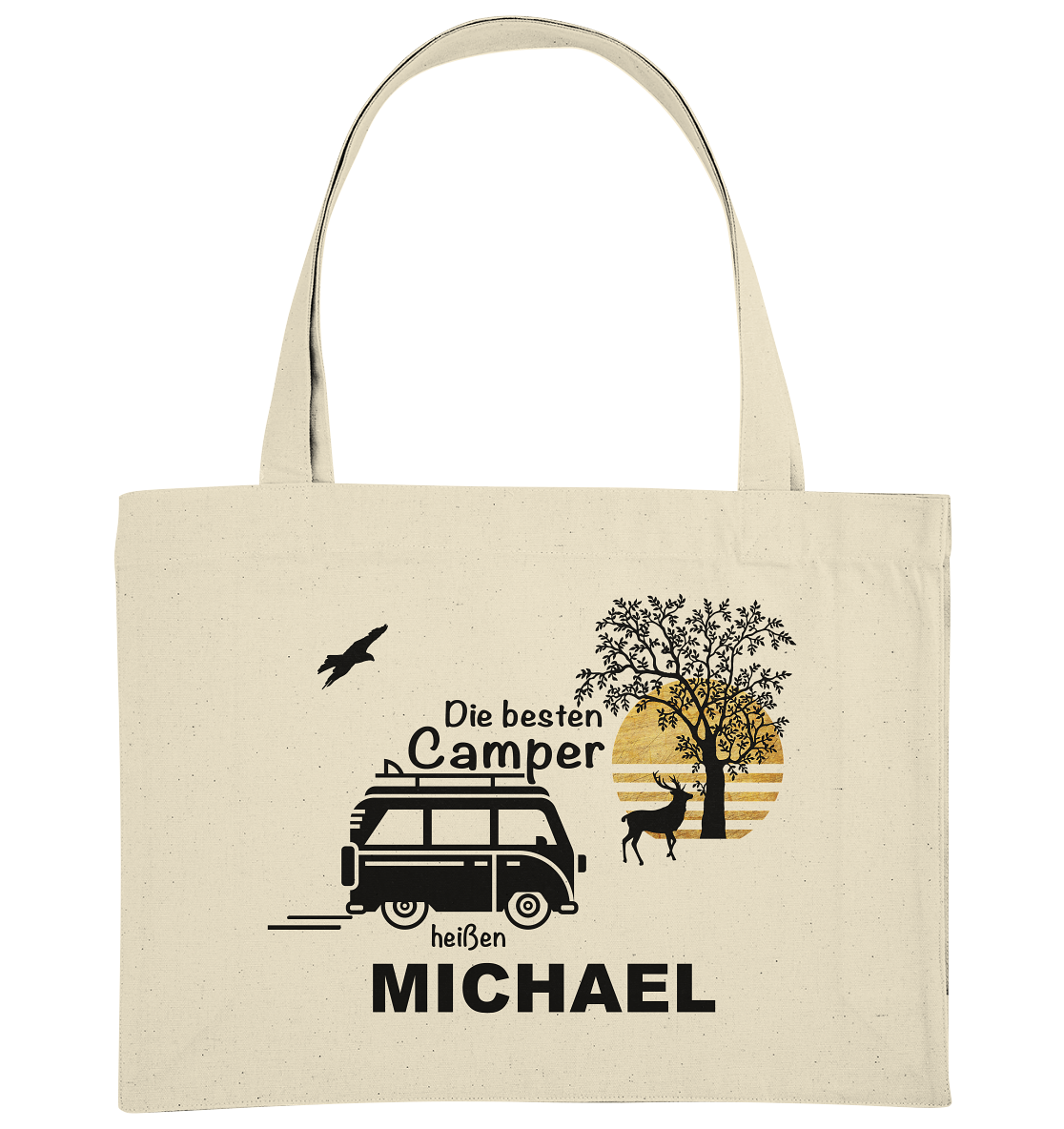 Personalisierte Organic Shopping-Bag Einkaufstasche | Die besten Camper heißen...