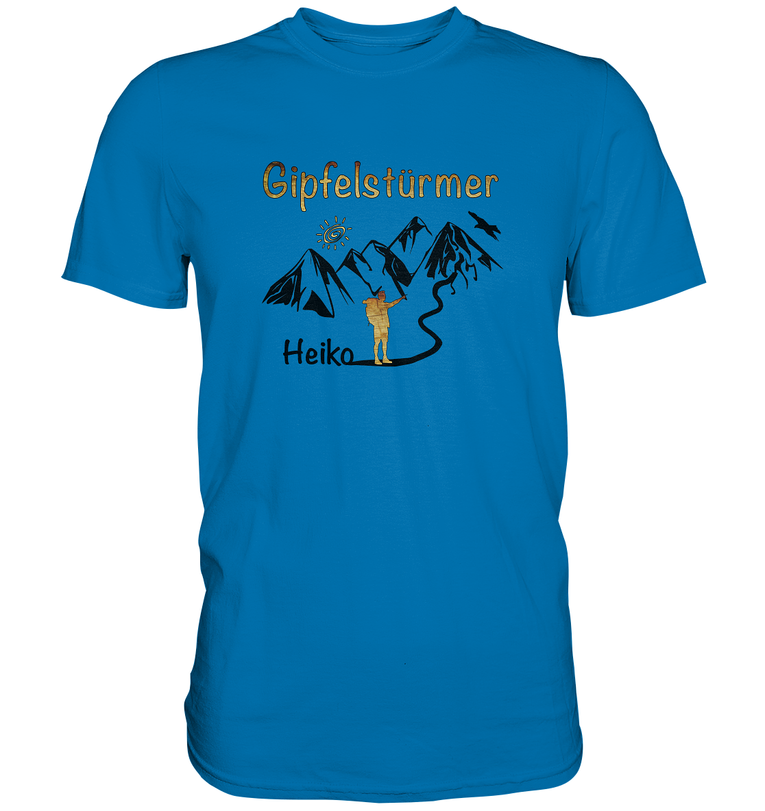 Premium Shirt - Gipfelstürmer - personalisiert