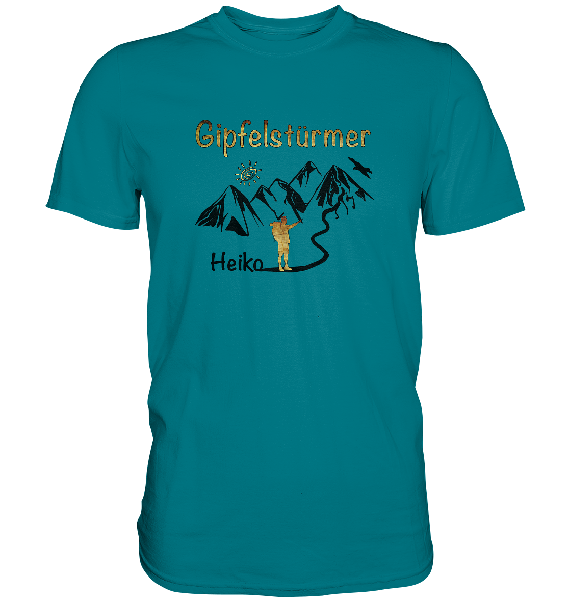 Premium Shirt - Gipfelstürmer - personalisiert