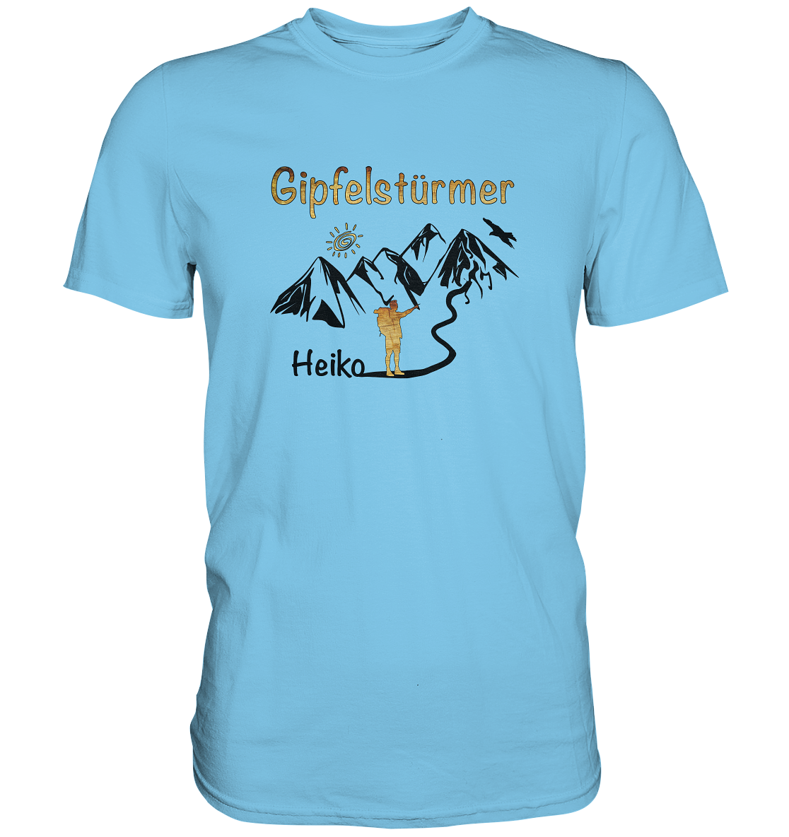 Premium Shirt - Gipfelstürmer - personalisiert