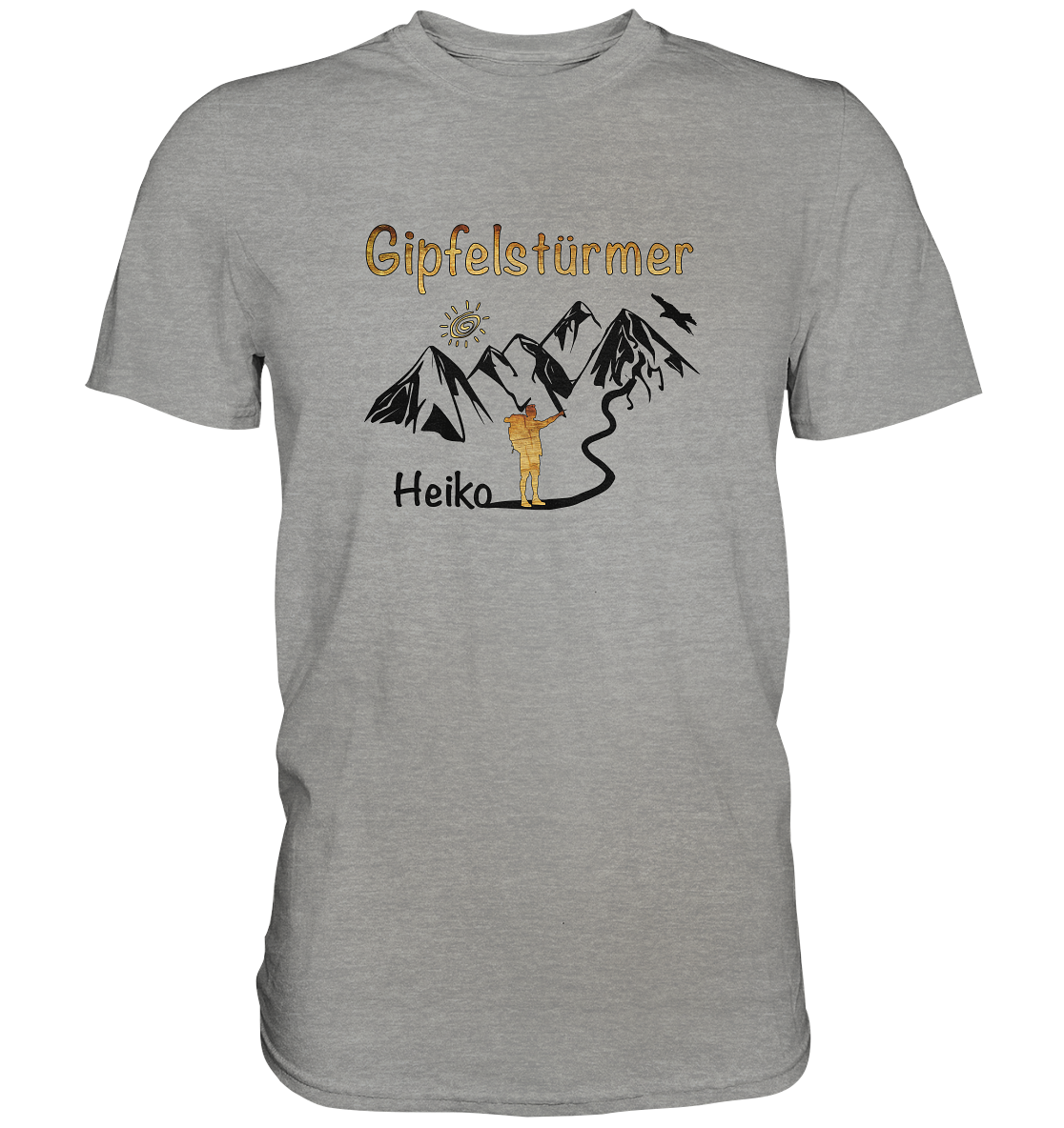 Premium Shirt - Gipfelstürmer - personalisiert