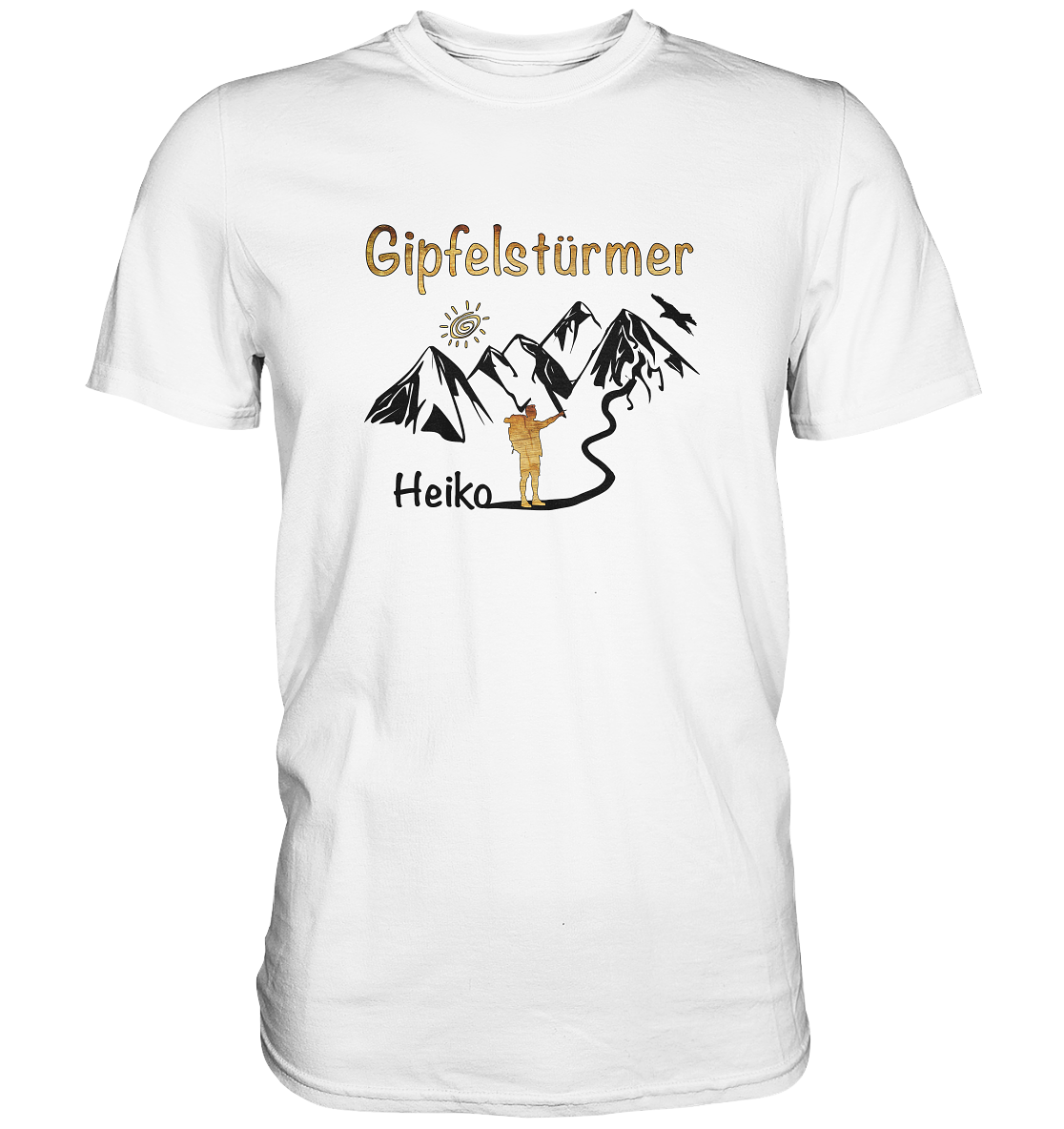 Premium Shirt - Gipfelstürmer - personalisiert