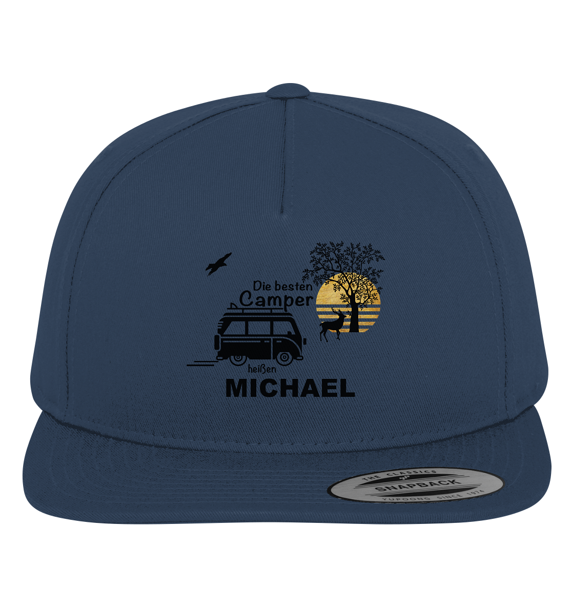 Personalisiertes Premium Snapback Baseball Cap | Die besten Camper heißen...