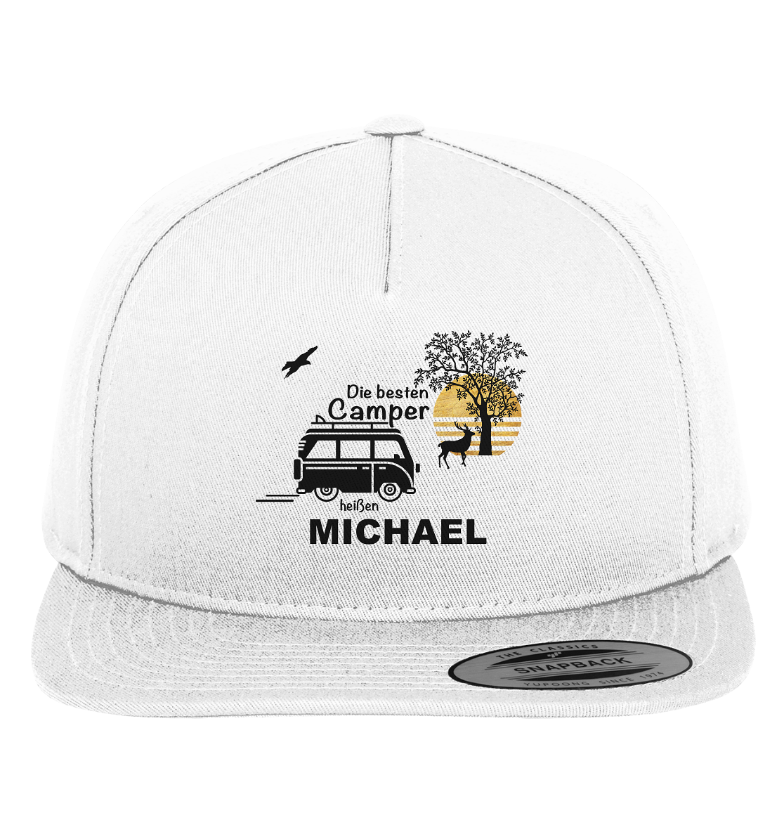 Personalisiertes Premium Snapback Baseball Cap | Die besten Camper heißen...
