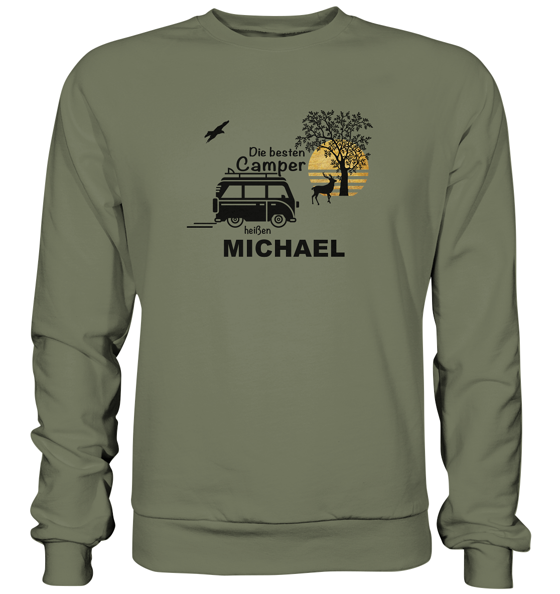 Personalisiertes Premium Sweatshirt | Die besten Camper heißen...