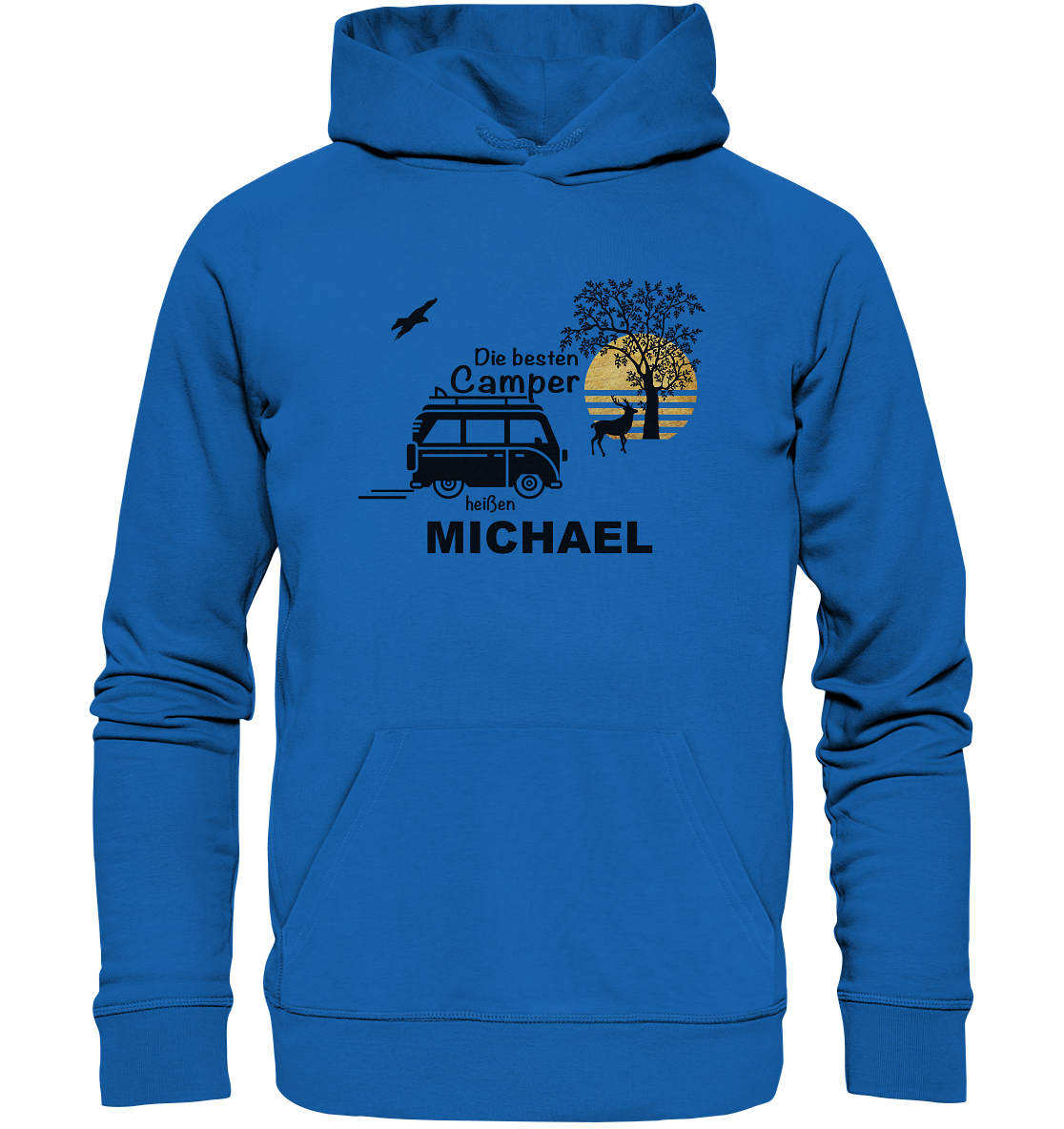 Personalisierter Premium Unisex Hoodie | Die besten Camper heißen...
