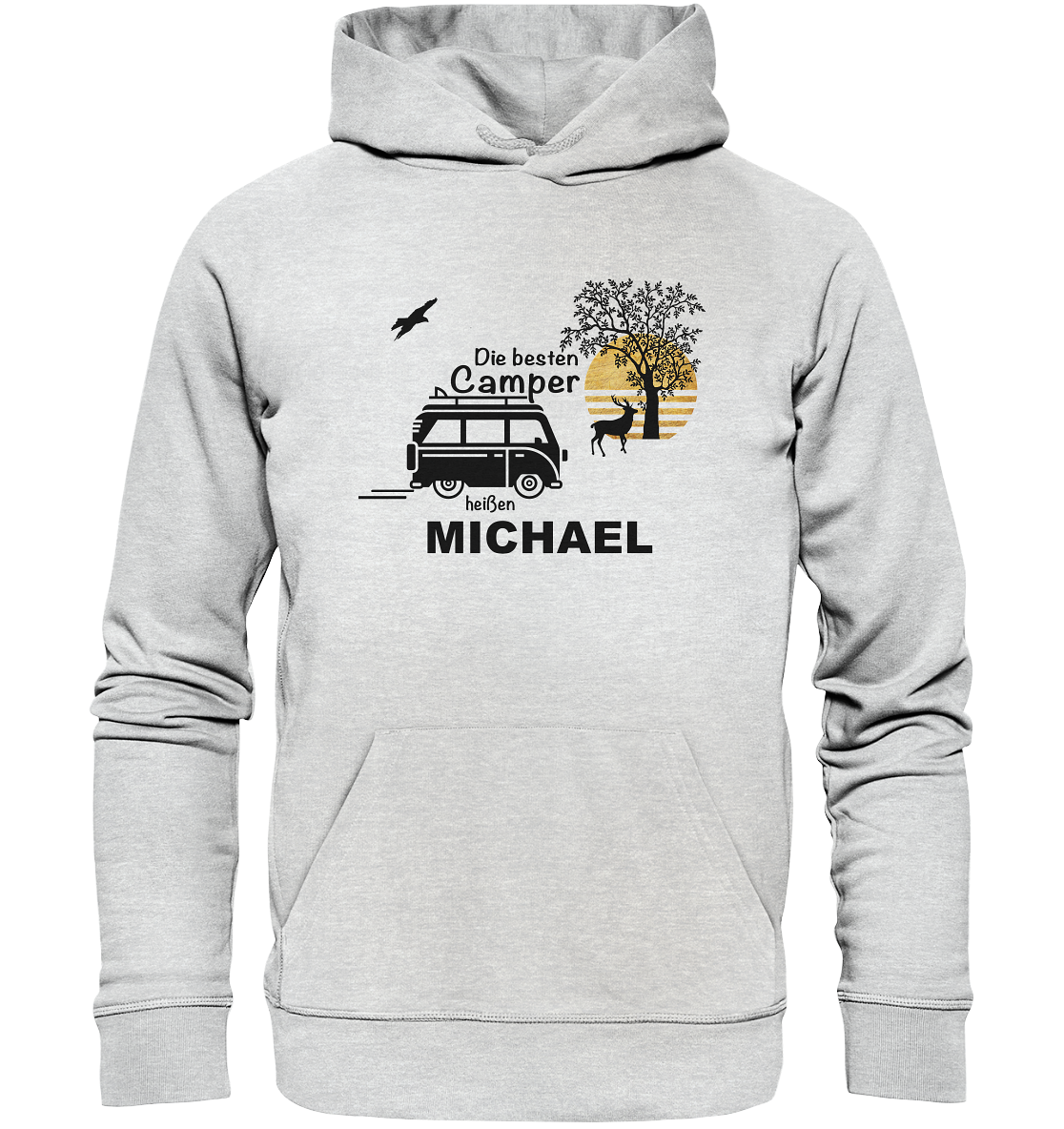 Personalisierter Premium Unisex Hoodie | Die besten Camper heißen...