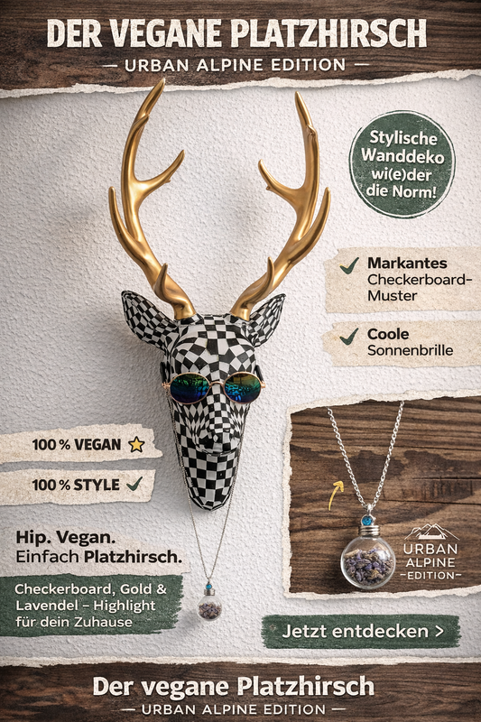 Der vegane Platzhirsch – Urban Alpine Edition