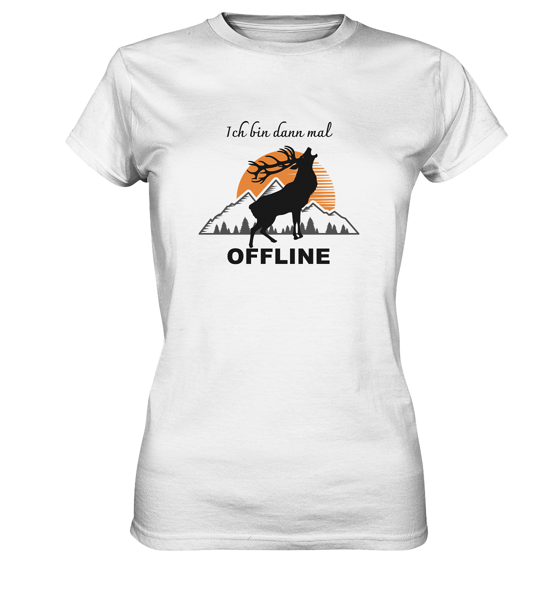 Ich bin dann mal OFFLINE - Ladies Premium Shirt