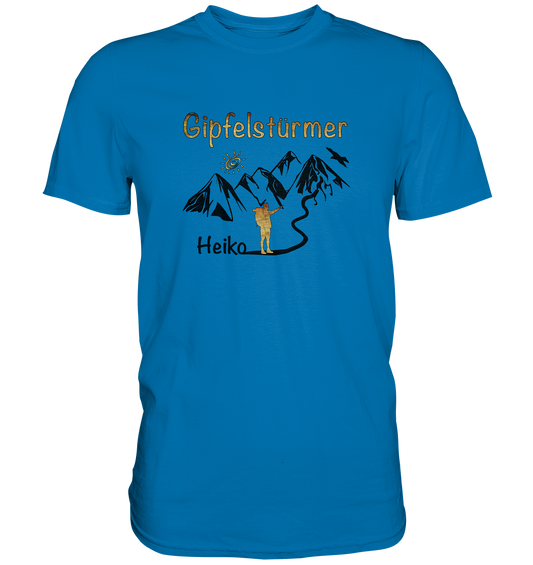 Premium Shirt - Gipfelstürmer - personalisiert