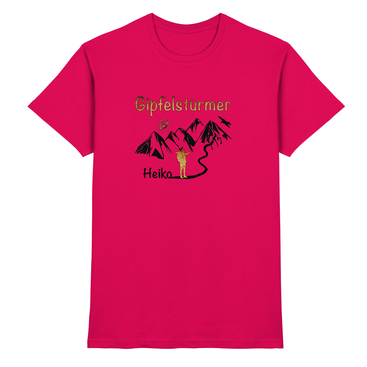 Gipfelstürmer personalisiert - Premium Shirt